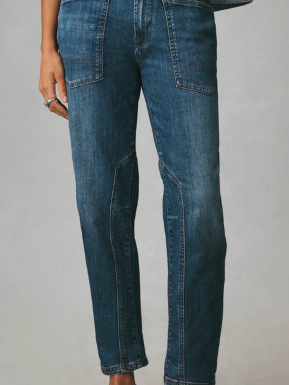 Anthropologie The Wanderer Mid Rise Relaxed jeans by Pilcro W28